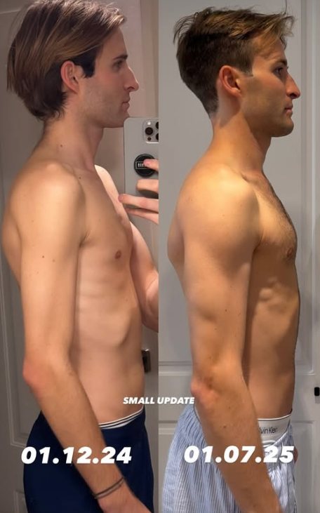 Progreso de un alumno en siete meses